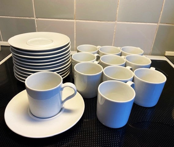 Porcelæn, Kaffekopper m.