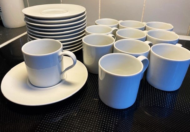 Porcelæn, Kaffekopper m.