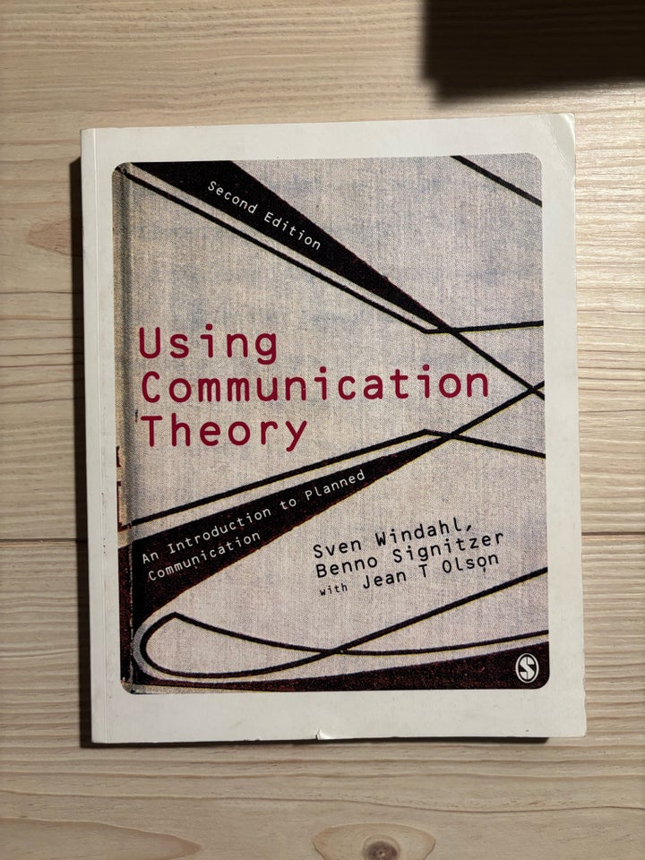 Using Communication Theory , Sven