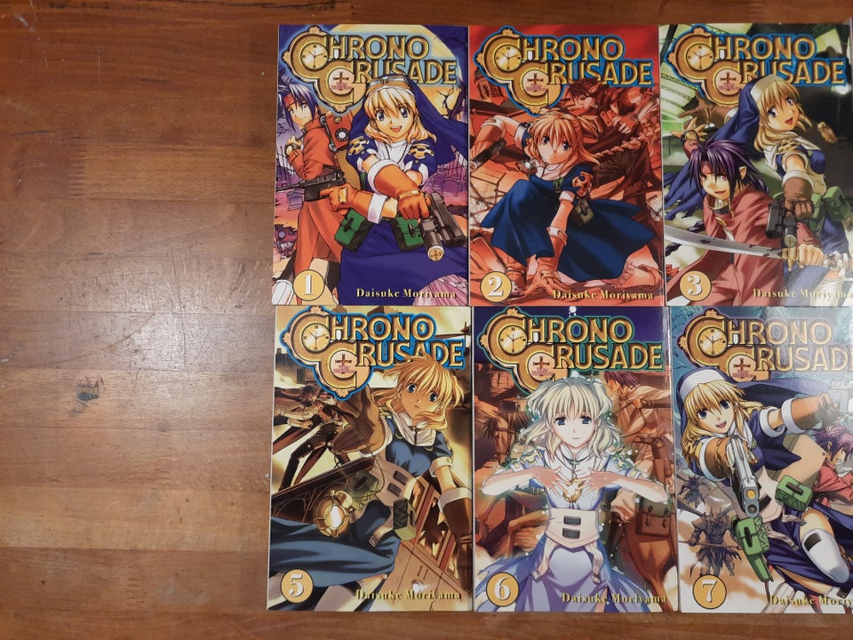 Chrono Crusade 1-8 (komplet sæt),