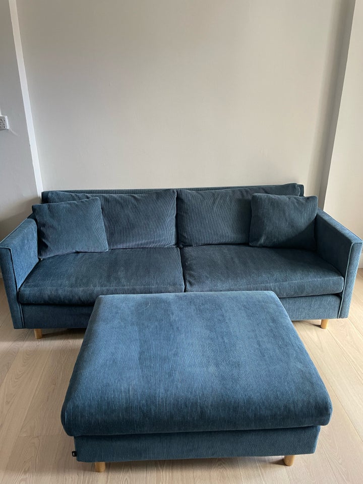 Sofa fløjl 3 pers