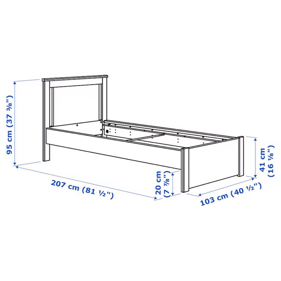 Enkeltseng, IKEA SONGESAND , b: 103