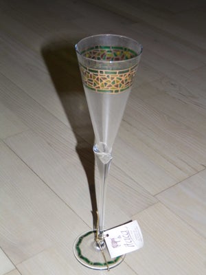 Glas Håndmalet Champagneglas med