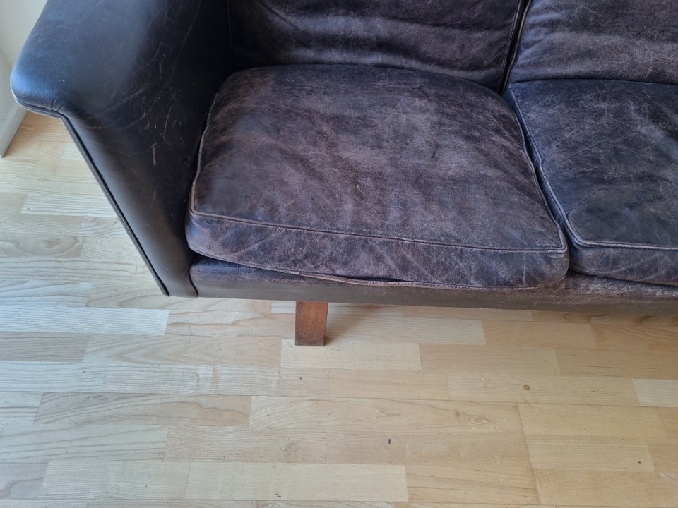 Sofa læder 3 pers