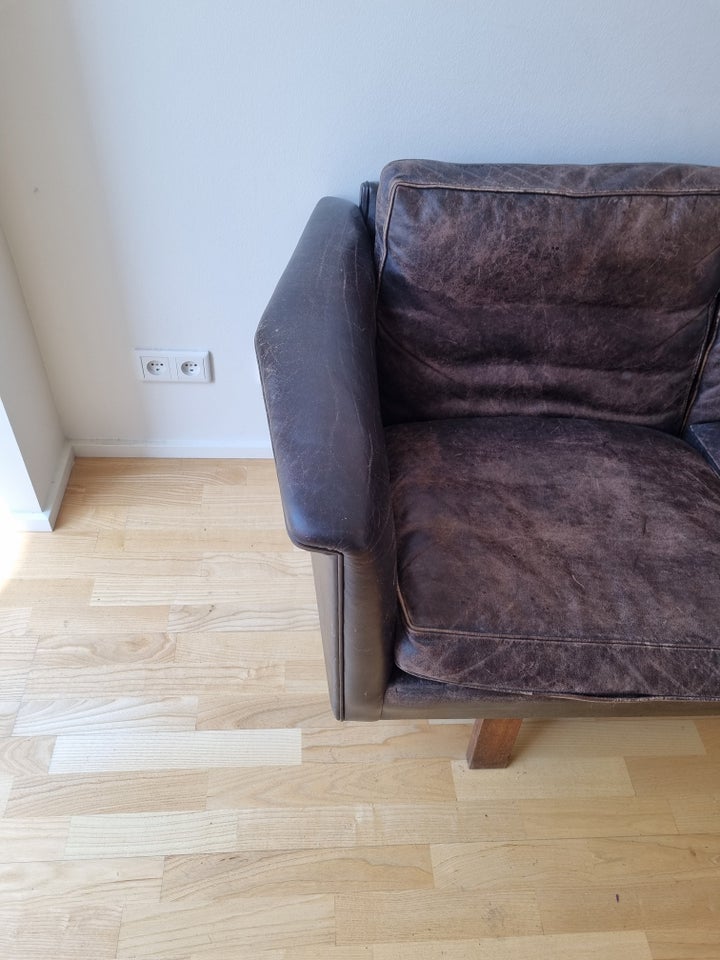 Sofa læder 3 pers