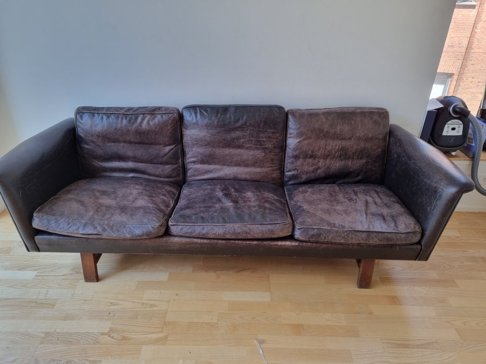 Sofa læder 3 pers