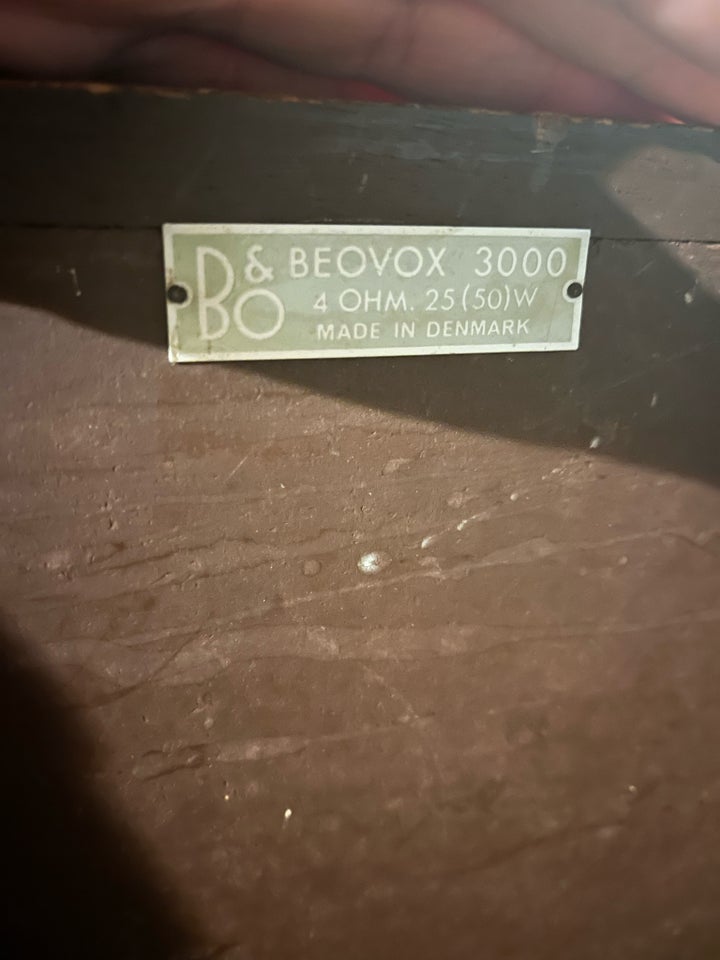 Højttaler, Bang  Olufsen, Beovox