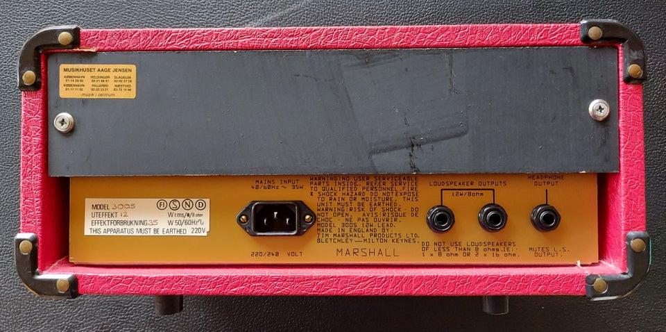 Guitaranlæg, Marshall 3005 Lead