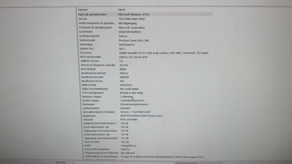 Dell, Precision 5810 , 2.6 @ 3.5 Ghz