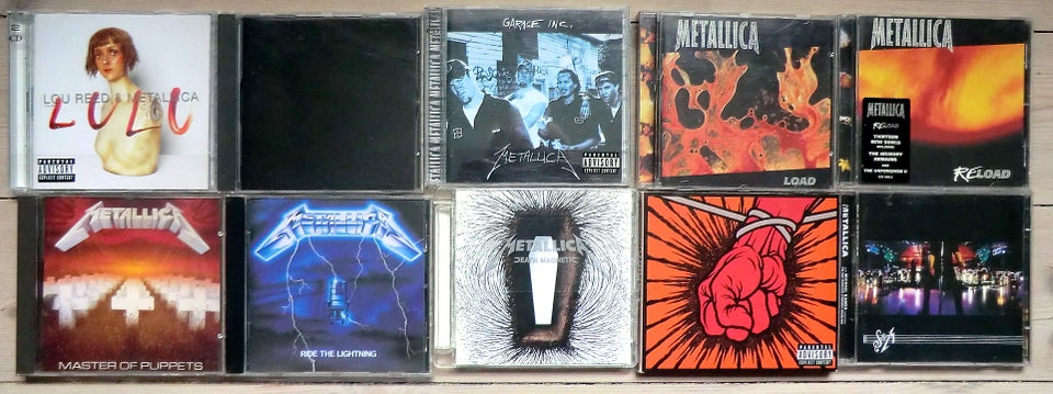 METALLICA: METALLICA CD-SAMLING,