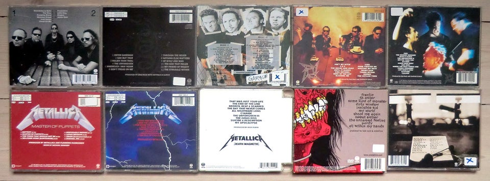 METALLICA: METALLICA CD-SAMLING,