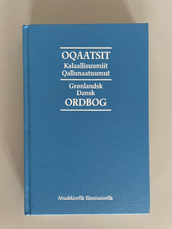 Grønlandsk-dansk ordbog, emne: