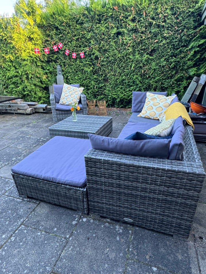 Loungesæt VidaXL Polyrattan