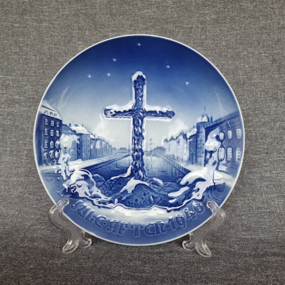 Porcelæn Kgl juleplatter BG