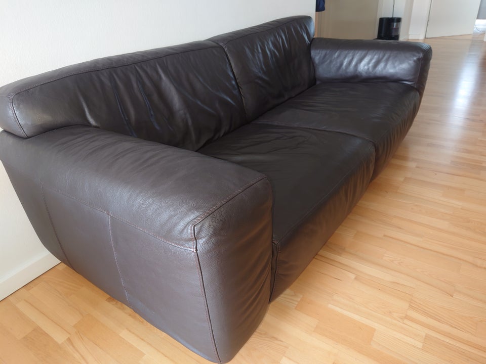 Sofa, læder, 2 pers.