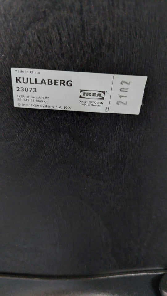 Kontorstol, Ikea, Kullaberg