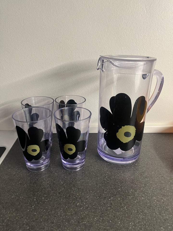 Marimekko kande og glas, Marimekko