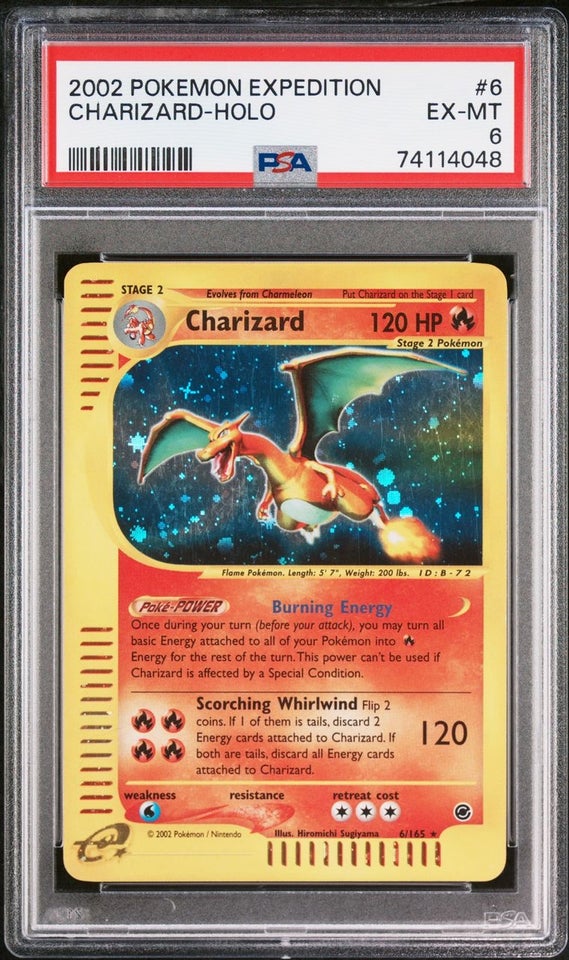 Samlekort Charizard Holo #6