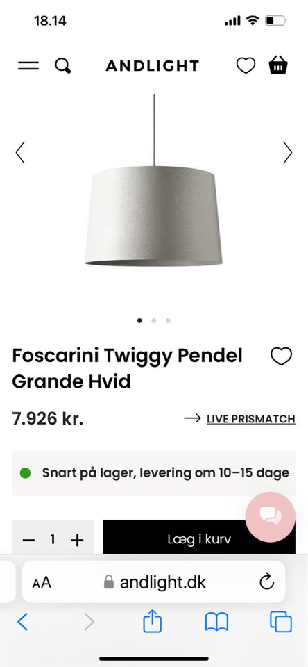 Pendel, Foscarini