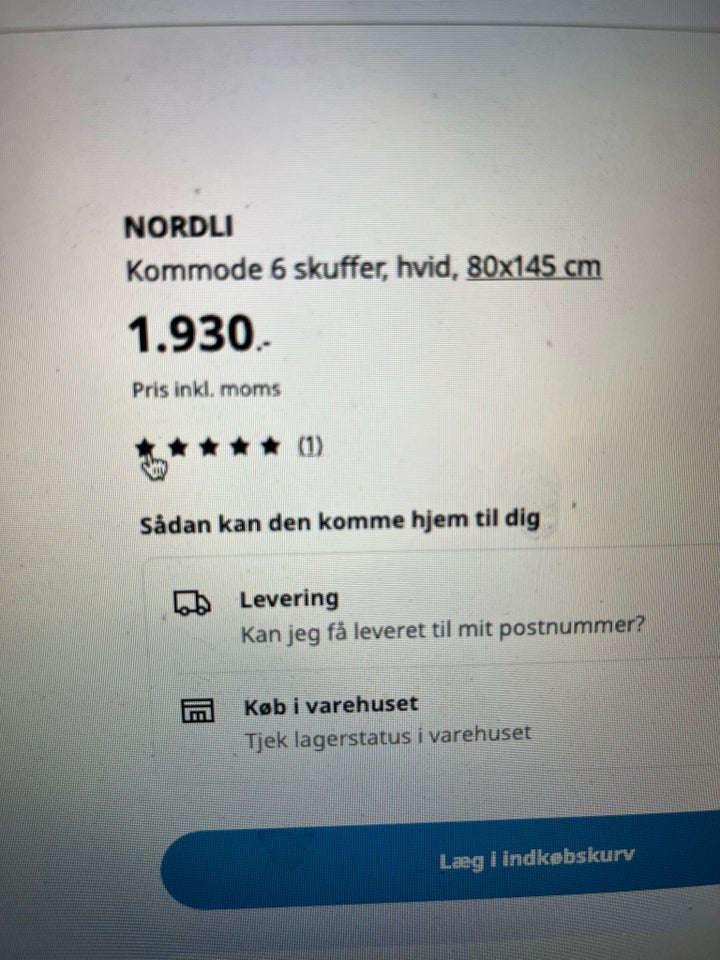 Kommode nordli Ikea , Nordli