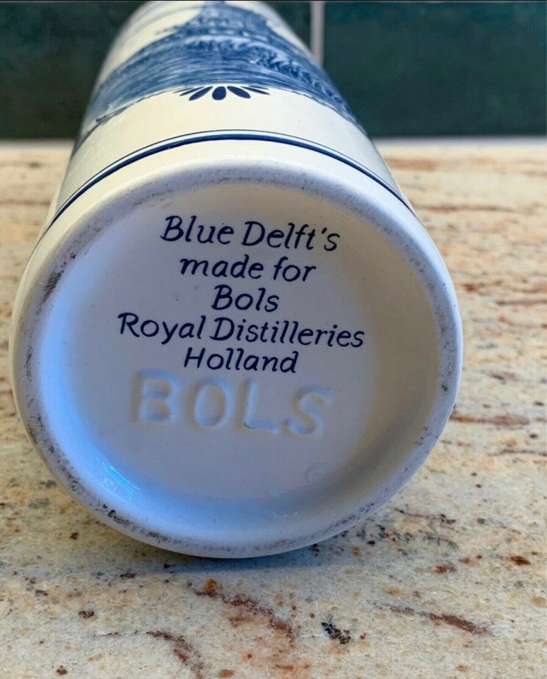 Porcelæn Genever flaske Delfts