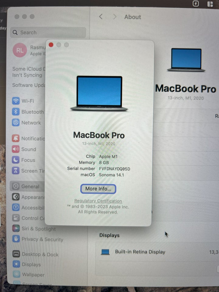 MacBook Pro MacBook Pro M1 13