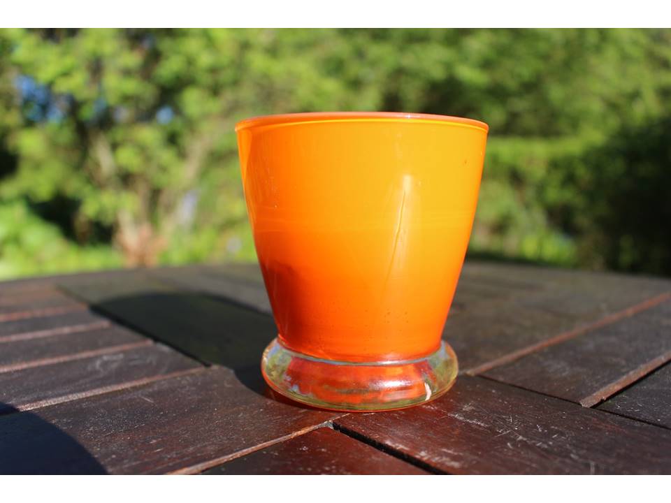 Glas Murano måske motiv: Orange