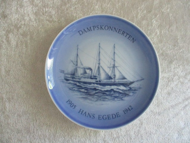 Porcelæn Skibsplatte Hans Egede