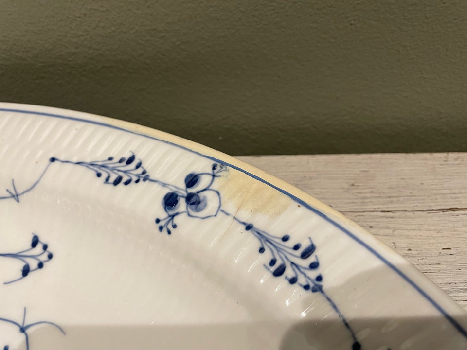 Porcelæn Ovale fade Royal