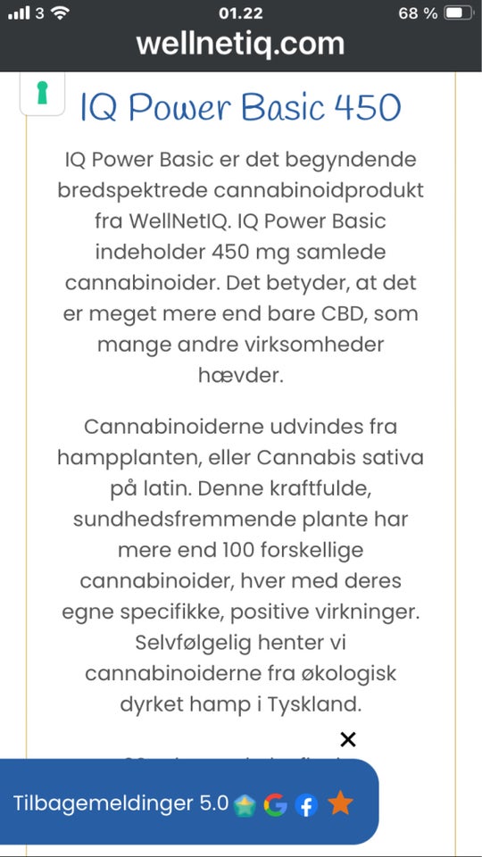 Wellnessprodukter, IQ POWER