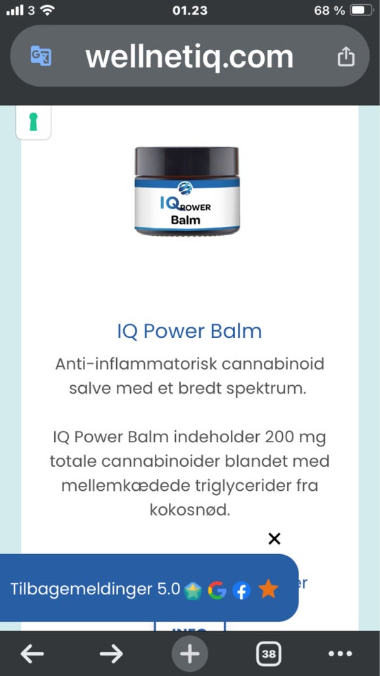 Wellnessprodukter, IQ POWER