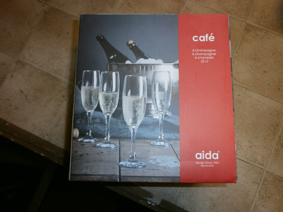 Glas Champagne glas Aida