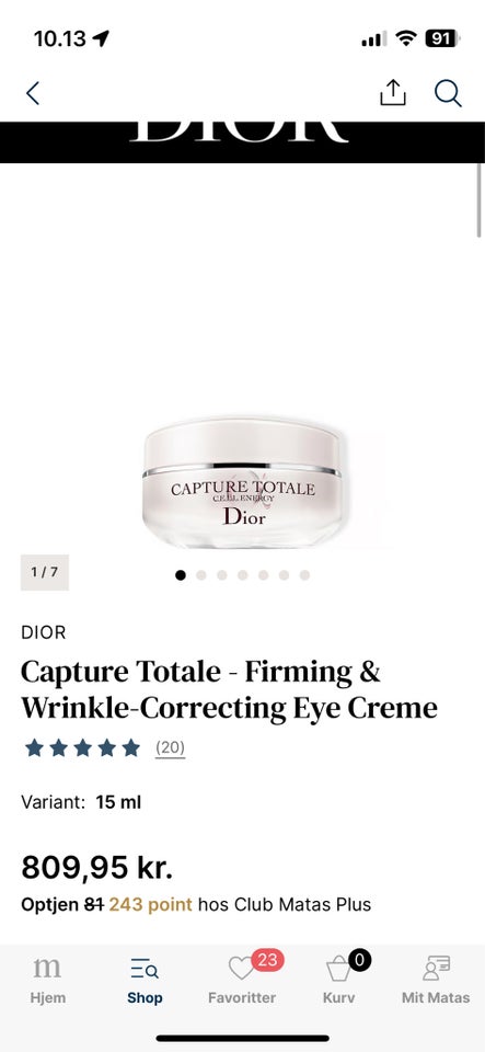 Hudpleje Øjencreme eye cream