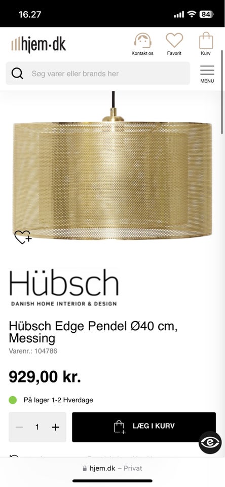 Pendel, Hubsch