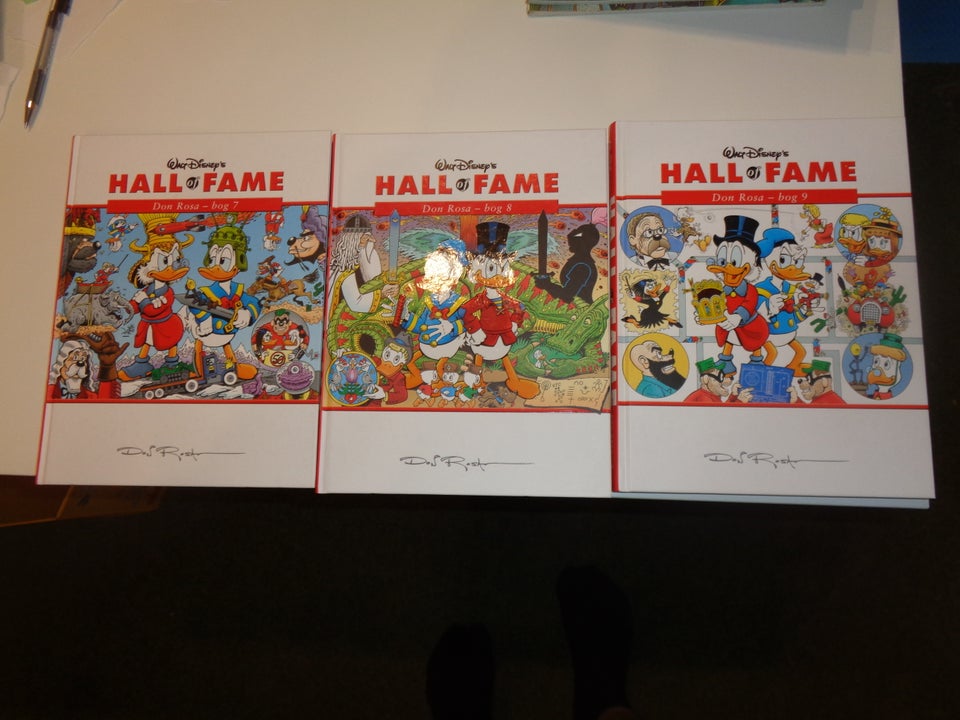 Hall of Fame samling, Tegneserie