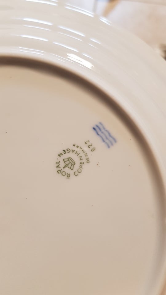 Porcelæn Frokost tallerken Hvid