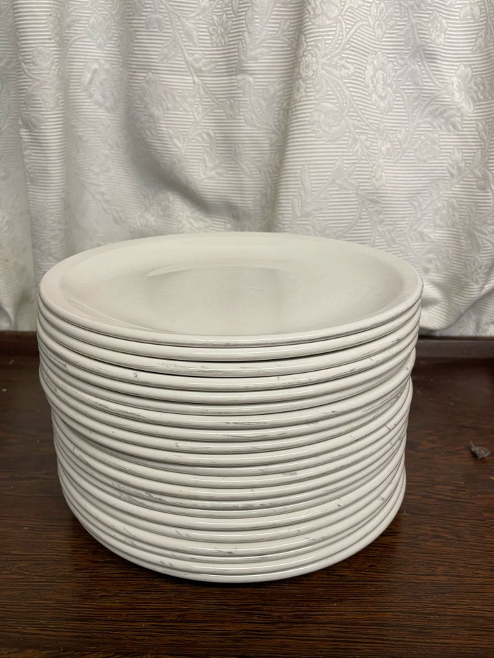 Porcelæn, Tallerkener, Dudson