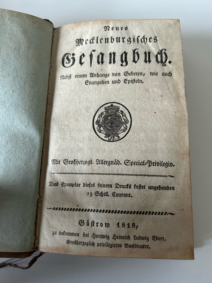 Tysk salmebog 1818, emne: religion