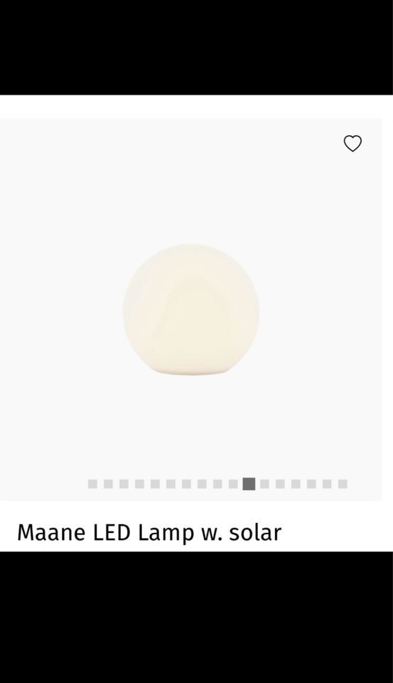 Led Lampe med solar, Villa