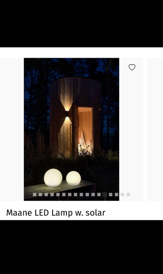 Led Lampe med solar, Villa