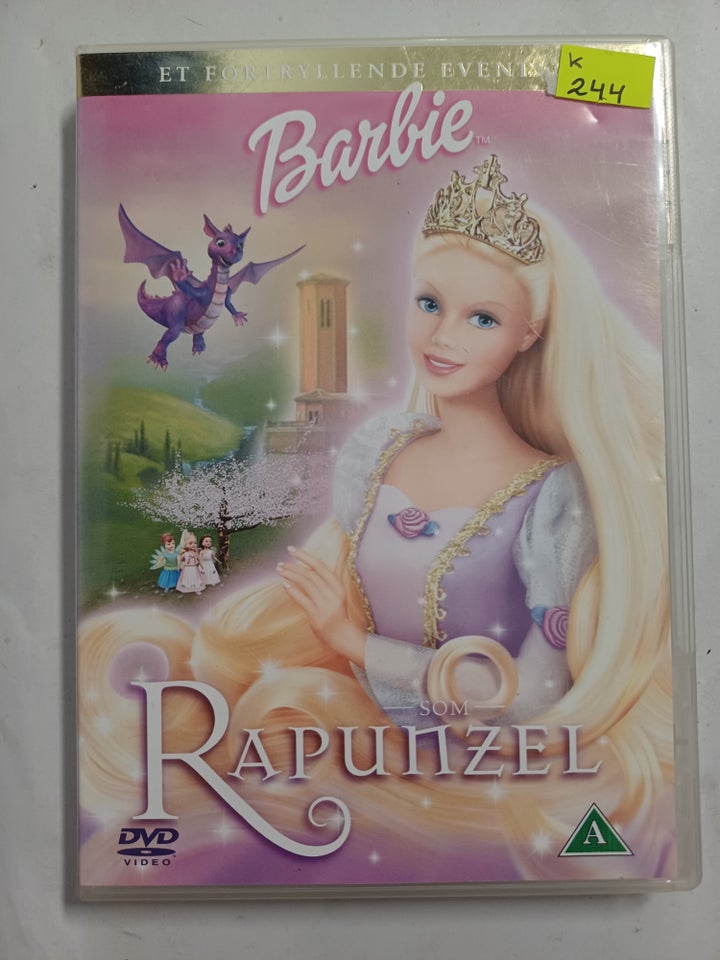 Barbie Som Rapunzel, DVD,