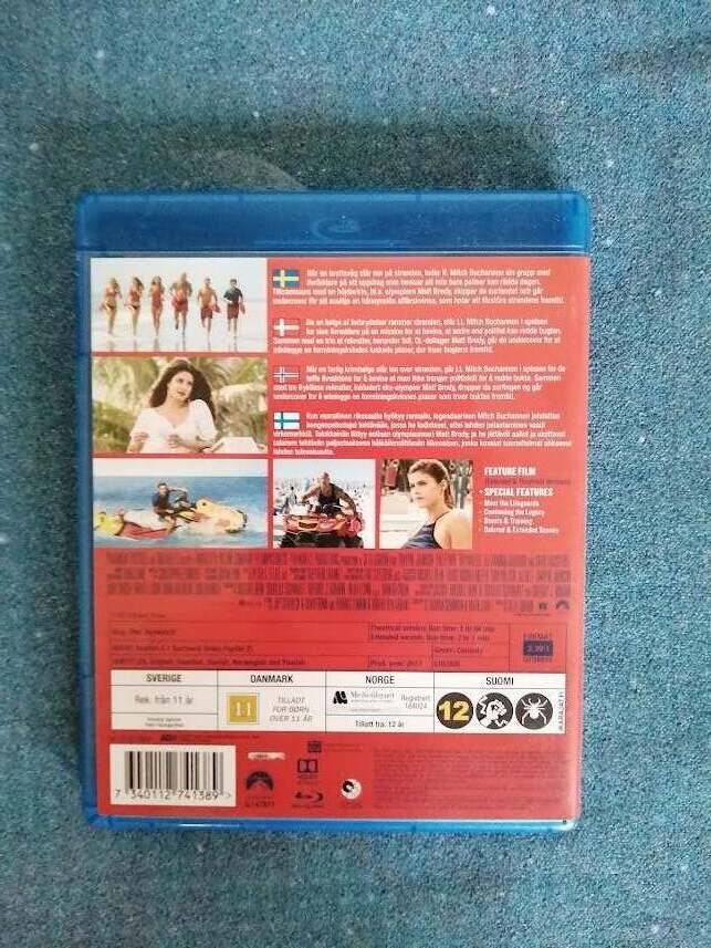 Baywatch Extended Cut, Blu-ray,