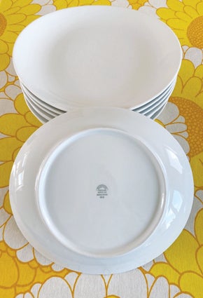 Porcelæn, 8 steaktallekener,