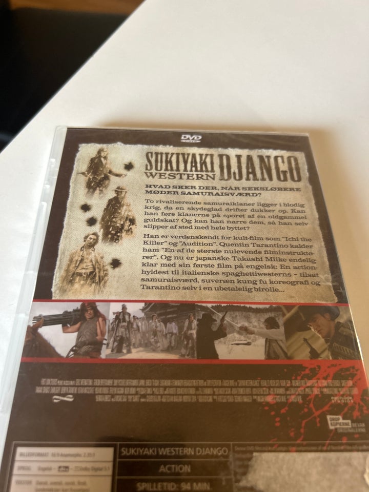 Sukiyaki western Django , DVD,