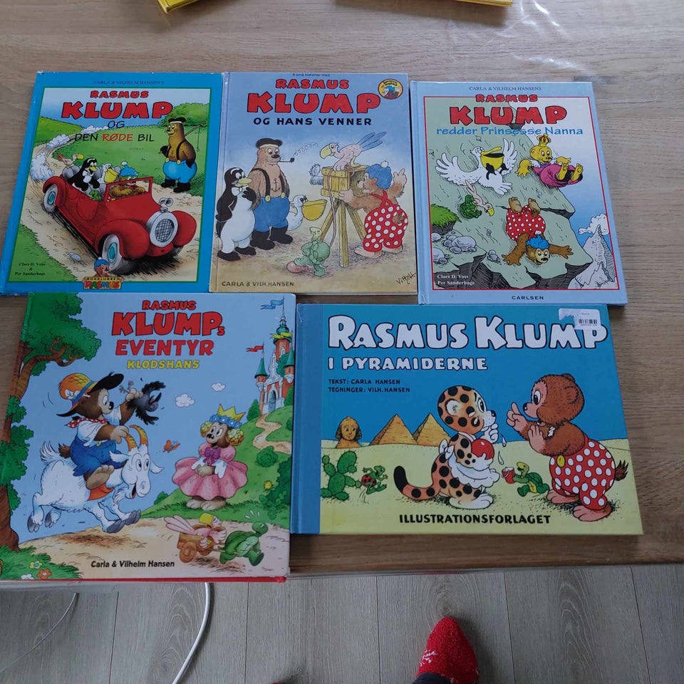 Rasmus klump bøger ukendt