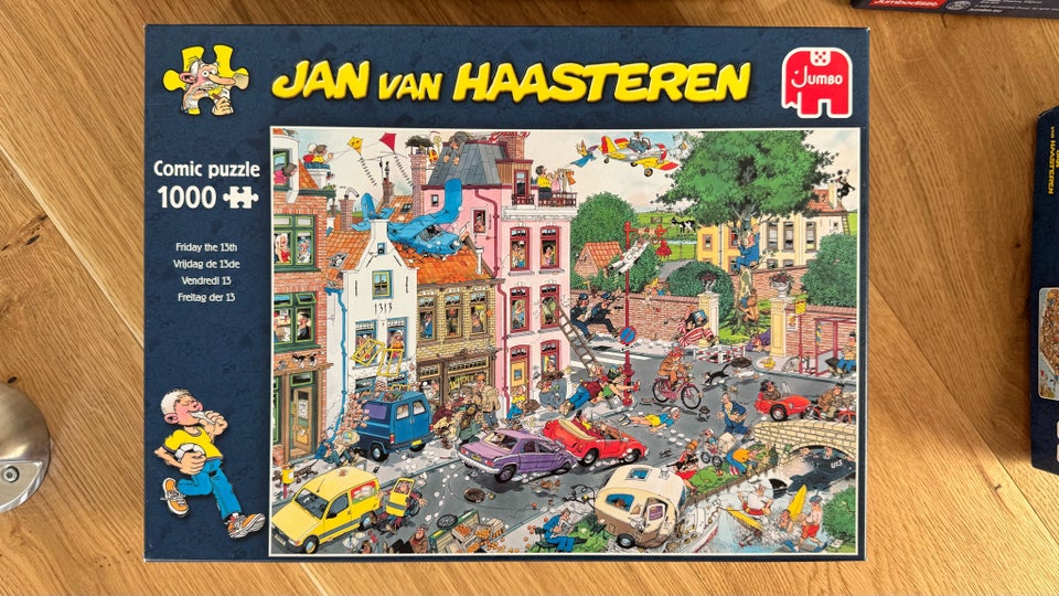 4 stk. Jan Van Haasteren, puslespil