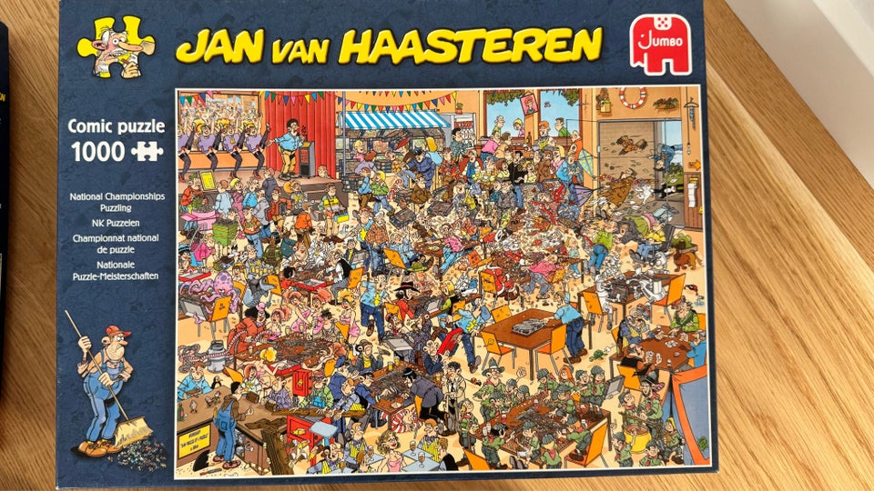 4 stk. Jan Van Haasteren, puslespil