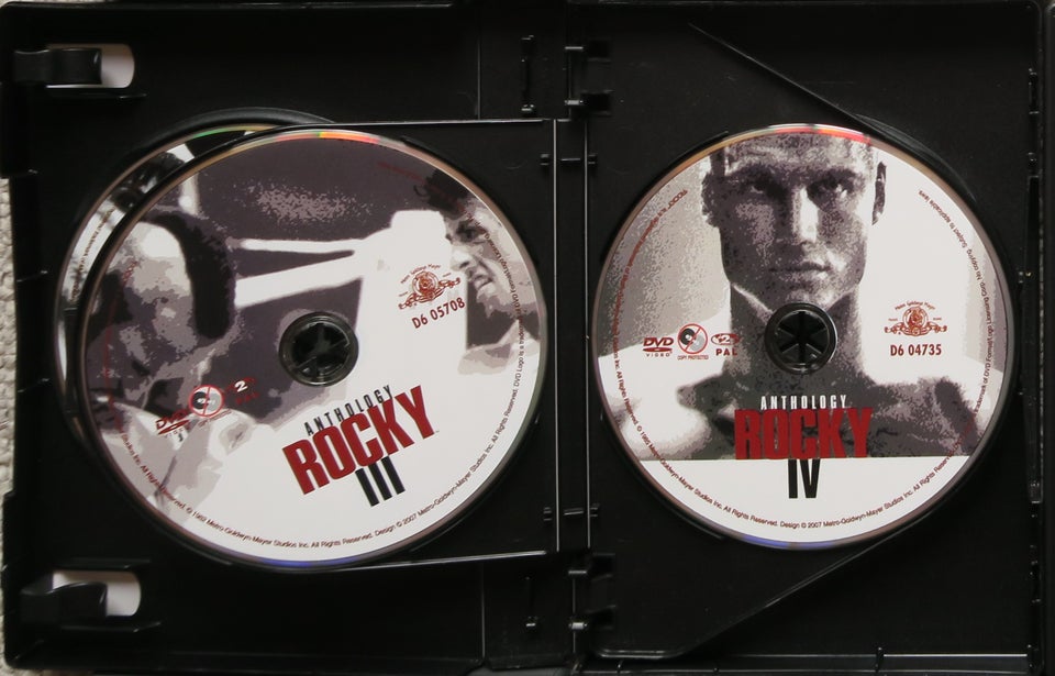 Rocky Anthology, DVD, action