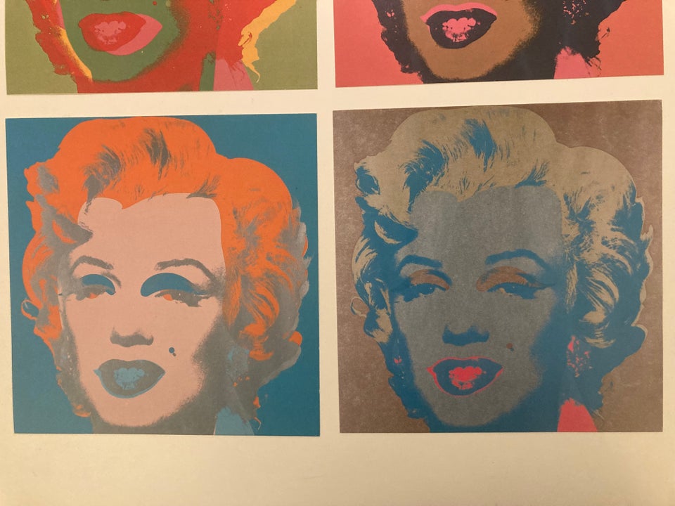 Tryk Andy Warhol motiv: Marilyn