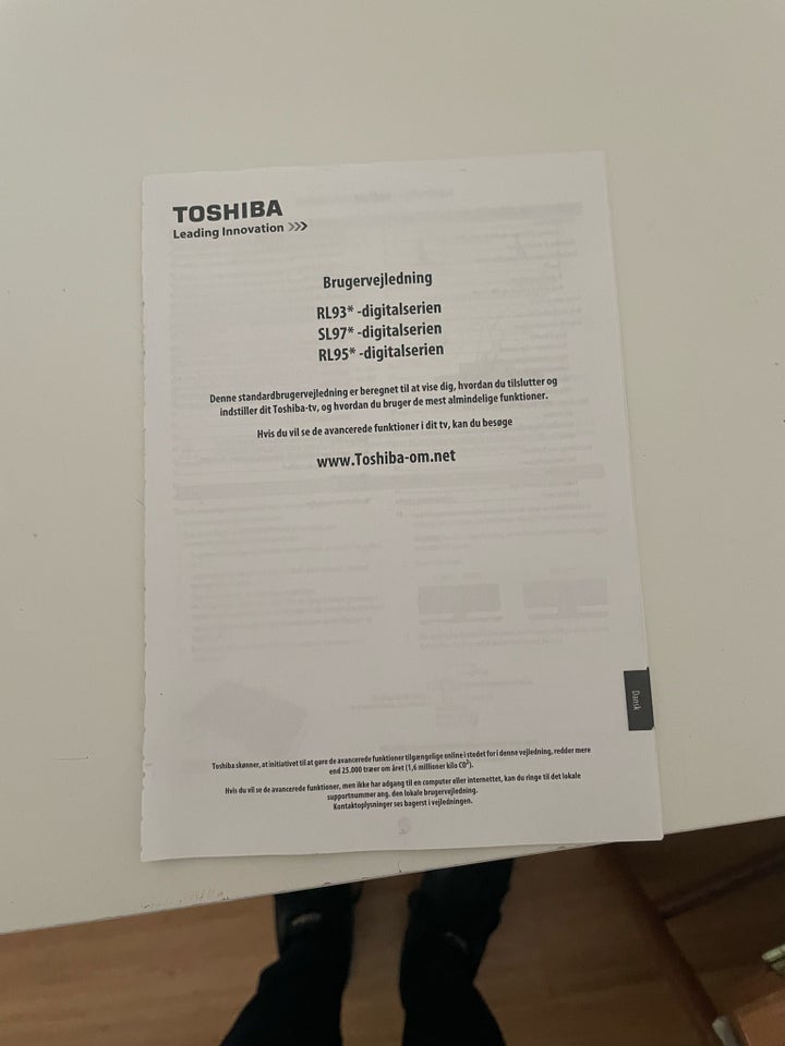 Ældre TV, Toshiba